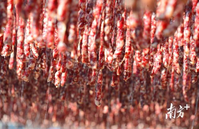 國家地理標志保護產品東陂臘味。黃津 攝